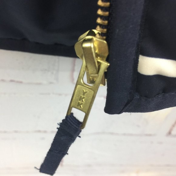 JCREW: Womens-Navy/Striped Vest-SZ: Small - Picture 6 of 8